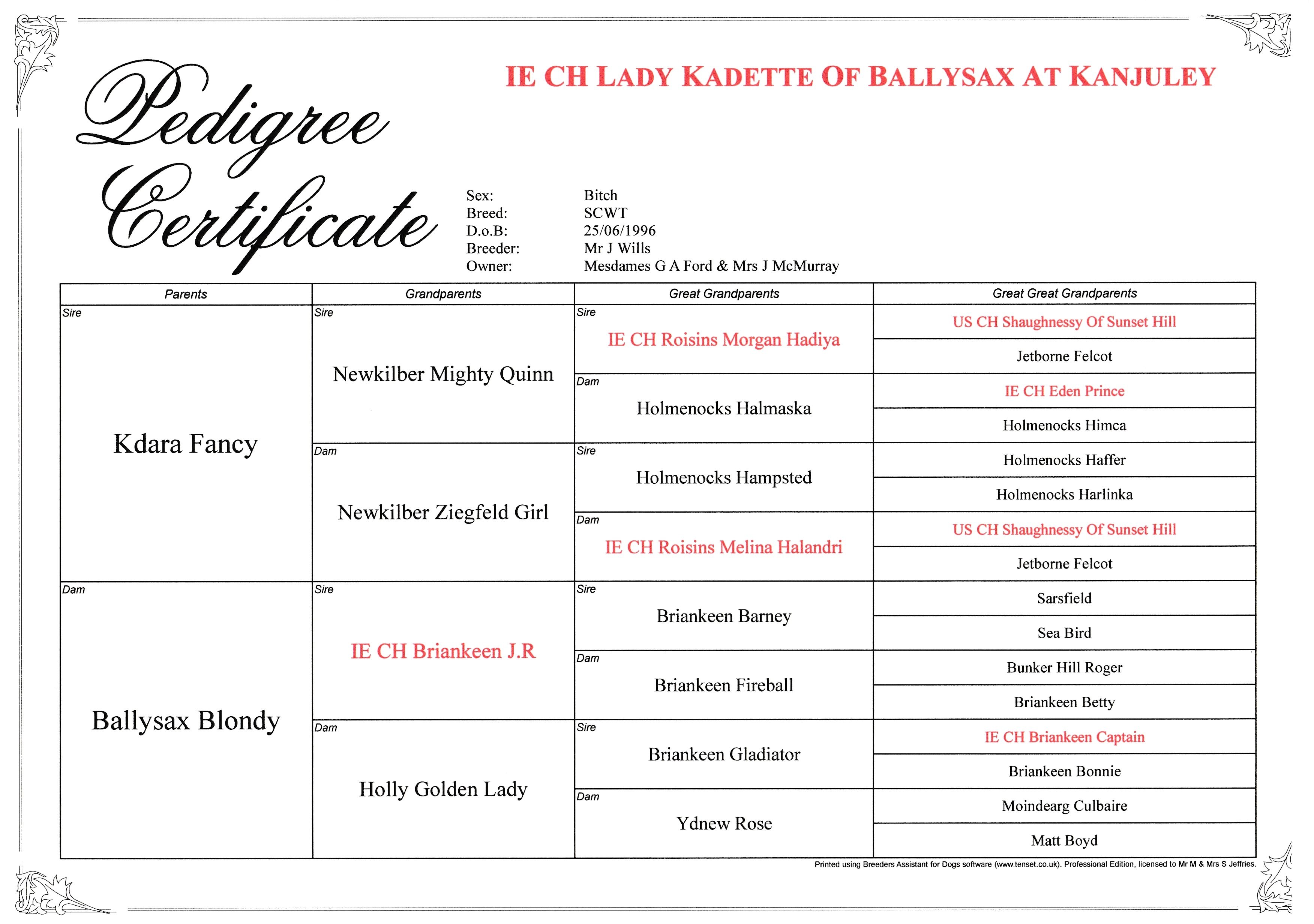 LadyKadetteofBallysaxatKanjuley